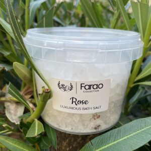 Rose Bath Salt Tub